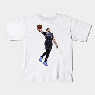 Zach Lavine Dunk Chicago Bulls Kids T-Shirt